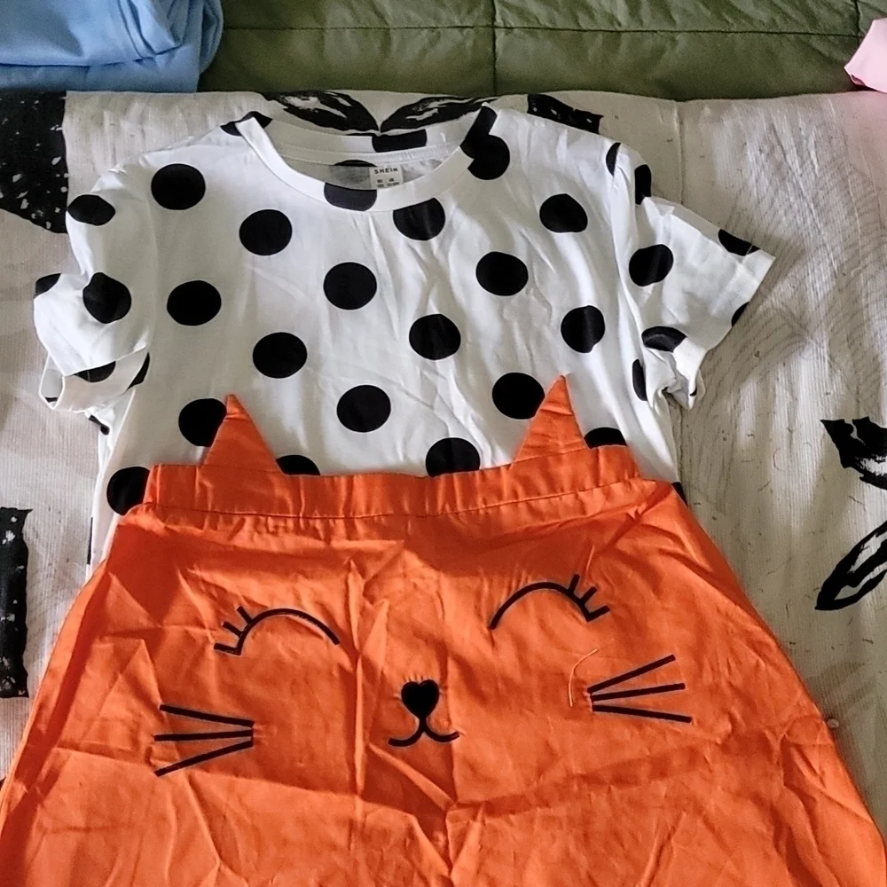 Shein girl's skirts and pantsuit bundle
